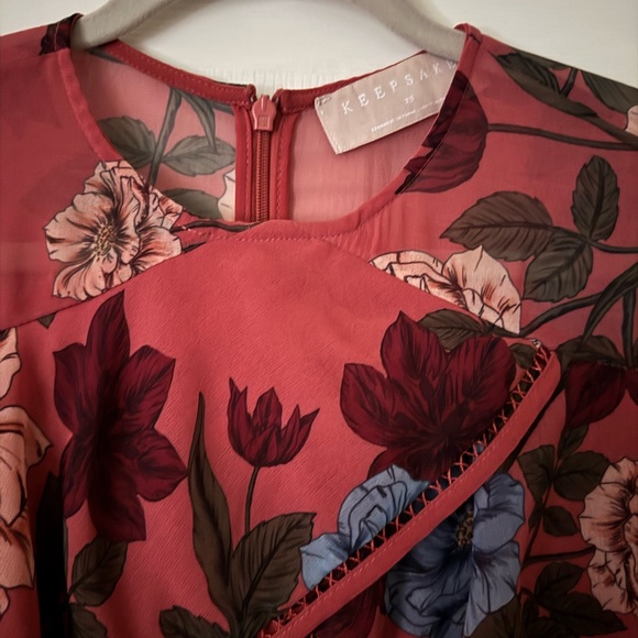 Keepsake Floral Ruffle Dress - Picture 4 of 6